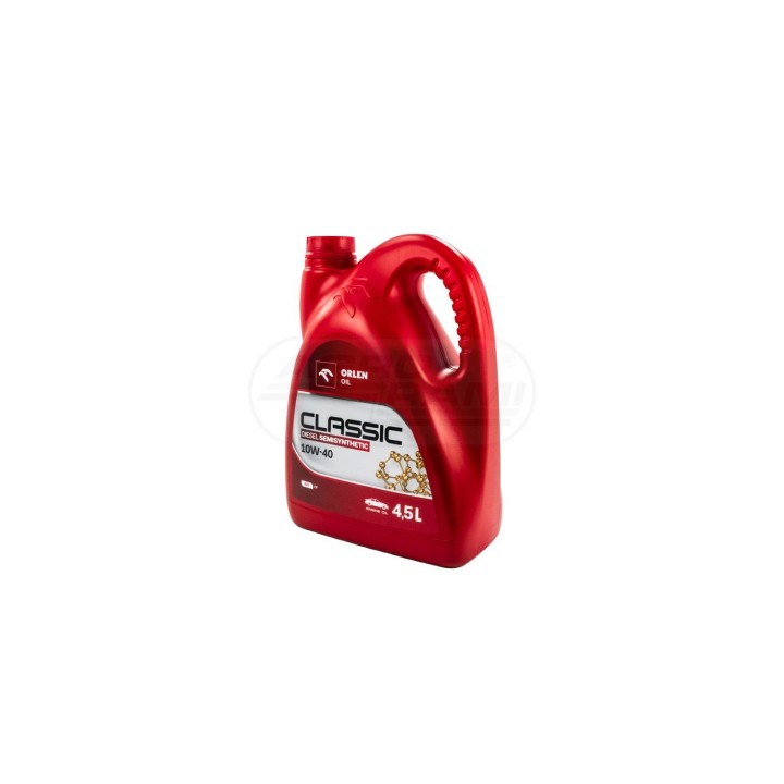 Olej ORLEN OIL CLASSIC DIESEL SEMISYNTHETIC 10W40 B4 5 L.