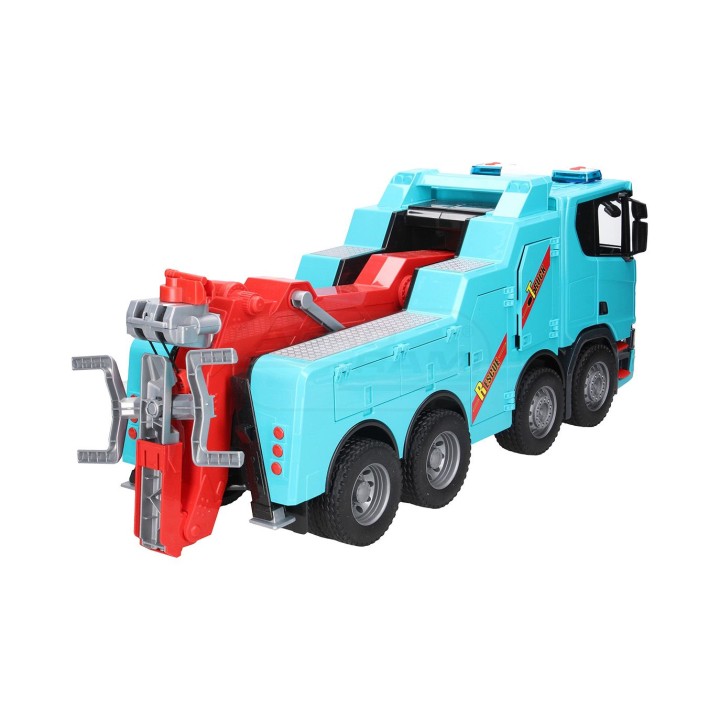 Scania Super 560R pomoc drogowa holownik z modułem światło dźwięk BR-03553 BRUDER