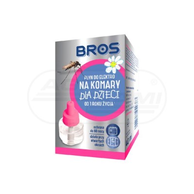 Płyn do elektro na komary dla dzieci od 1 roku ż. 60 nocy - BROS