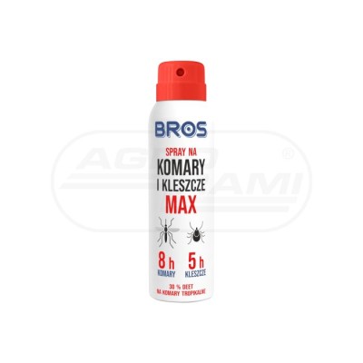 Spray na komary i kleszcze MAX 90ml - BROS