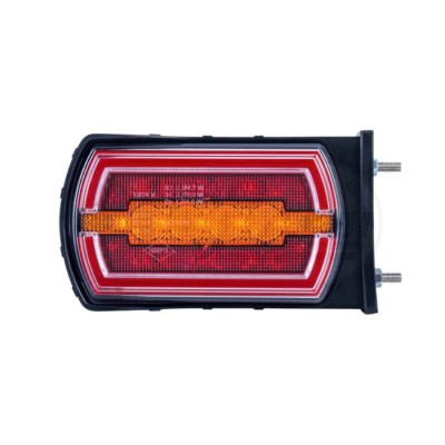 Lampa zespolona tylna CLEO HOR115N POZYCYJNE TYLNE NEON LED 1224V wersja z bocznym mocowaniem przewód 4x0,5mm-1mb
