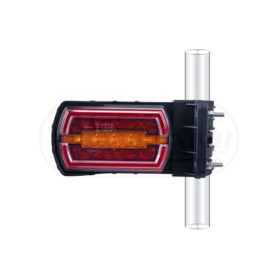 Lampa zespolona tylna CLEO HOR115N pozycyjne tylne NEON LED 1224V wersja na rurę 20-30mm przewód 4x0,5mm -1mb