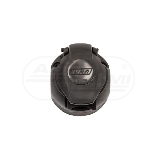 Gniazdo 7PIN12V z podstawą i tylnym wprowadzeniem przewodu