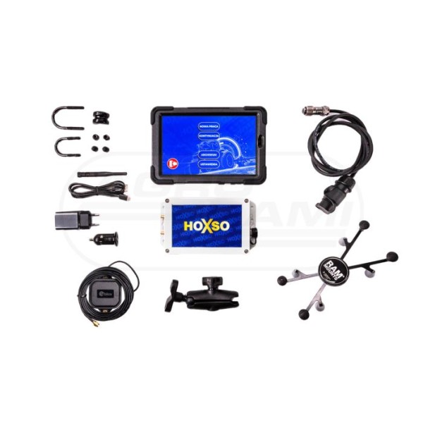 Nawigacja rolnicza zestaw podstawowy tablet 8 + moduł główny HOXSOBOX + akcesoria +-2cm