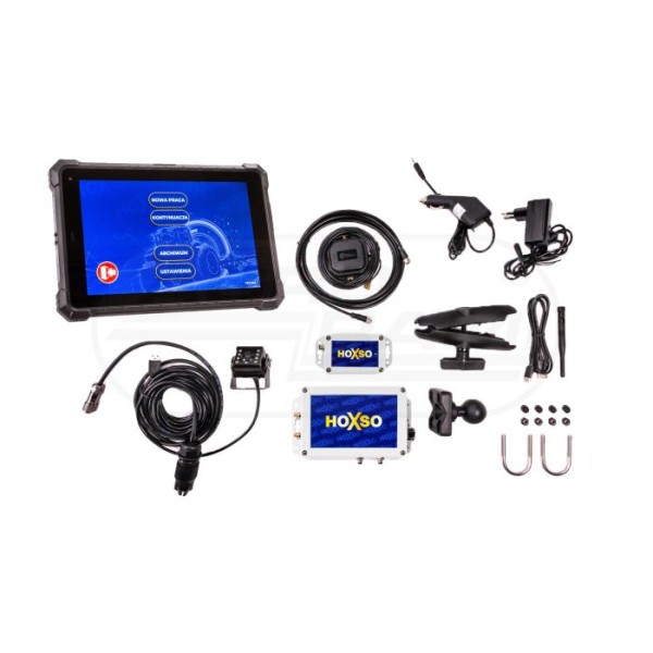 Nawigacja rolnicza zestaw rozszerzony MAX tablet 10 + moduł żyroskopu HOXSOIMU + moduł główny HOXSOBOX + kamera + akcesoria +-2c