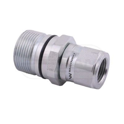 Szybkozłącze hydrauliczne skręcane wtyczka G12 BSP gwint wewnętrzny 300bar