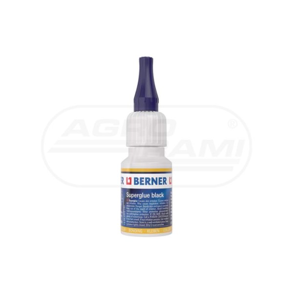 Superglue 20G, czarny BERNER