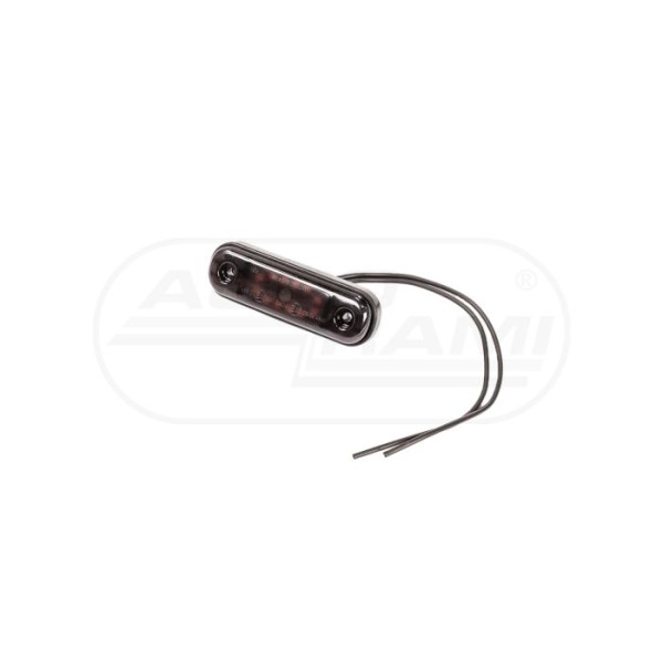 Lampa obrysowa boczna W275,2 black-12led 12-24V niska krótka