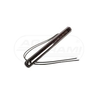 Lampa pozycyjna przednia W276 BLACK 12led 12-24V niska długa