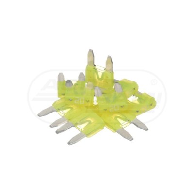 Bezpiecznik 20A, mini, yellow