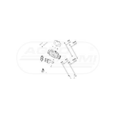 Zestaw Dia czwarty elektroniczny zawór zdalny (EHR) - Position 45- TMR
