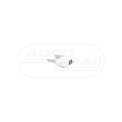 Bezpiecznik 25A, mini, white
