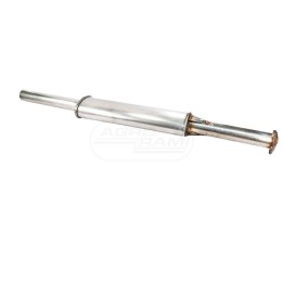 Tłumik C-385 Turbo prosty wylot  INOX  89014040
