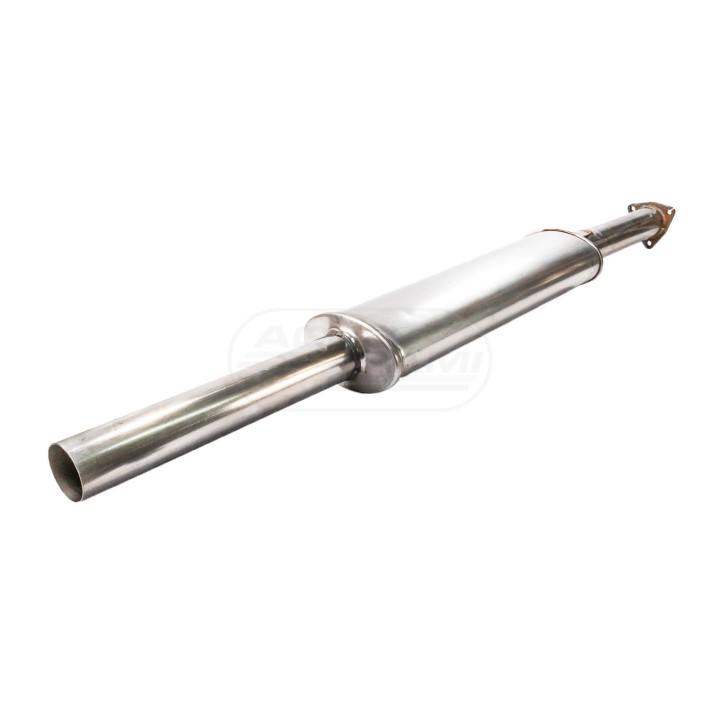 Tłumik C-385 Turbo prosty wylot  INOX  89014040