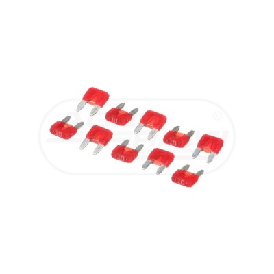 Bezpiecznik 10A, mini, red