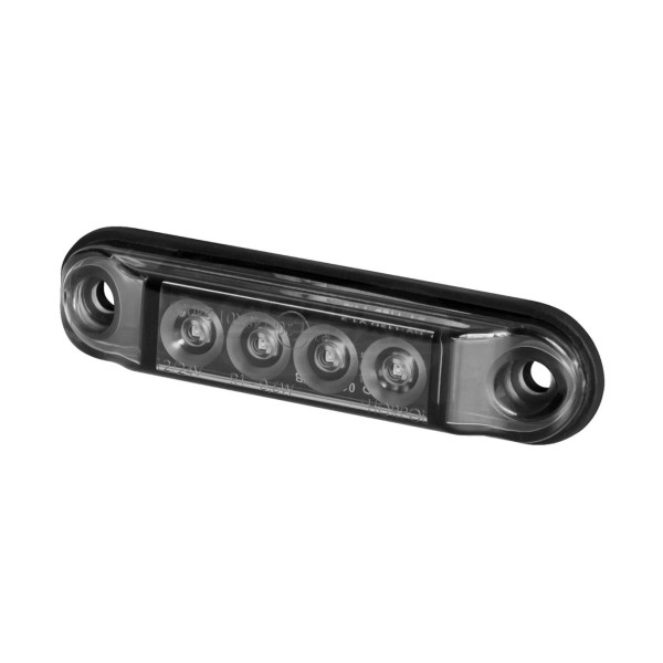 Lampa obrysowa slim krótka HOR 88G-GRAPHITE pozycyjna tylna LED1224V2xprzewód0,75mm-0,5mb