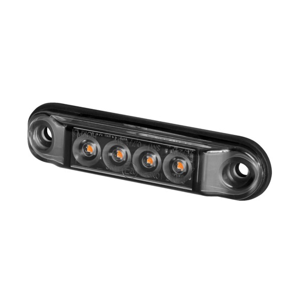 Lampa obrysowa slim krótka HOR88G-GRAPHITE obrysowa boczna LED 1224V 2xprzewó0,75mm-0,5mb