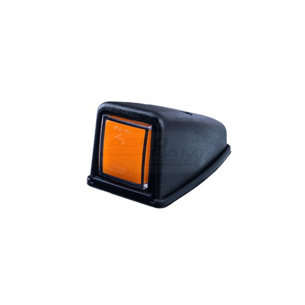 Lampa ozdobna pomarańczowa HOR44A wersja narożna dachowa NEON LED1224V przewód2x0,75mm-0,3mb