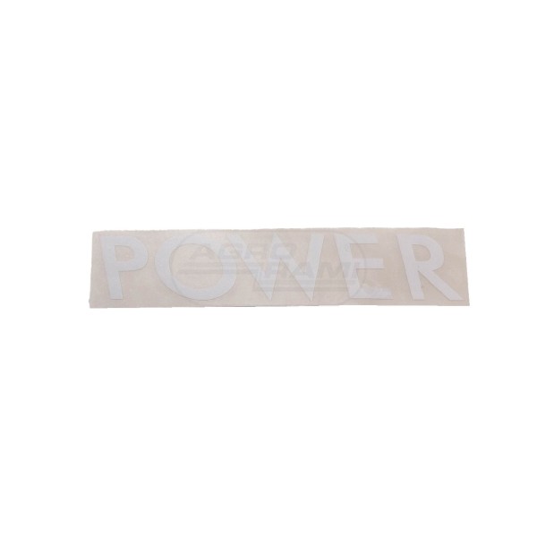 Napis boczny Prawy  POWER