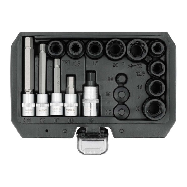 Narzędzia do zacisków hamulcowych - 17 elementów