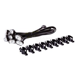 Zestaw 9 lamp uniwersalnych HORPOL do oświetlania pola roboczego maszyn ZLD2644/9