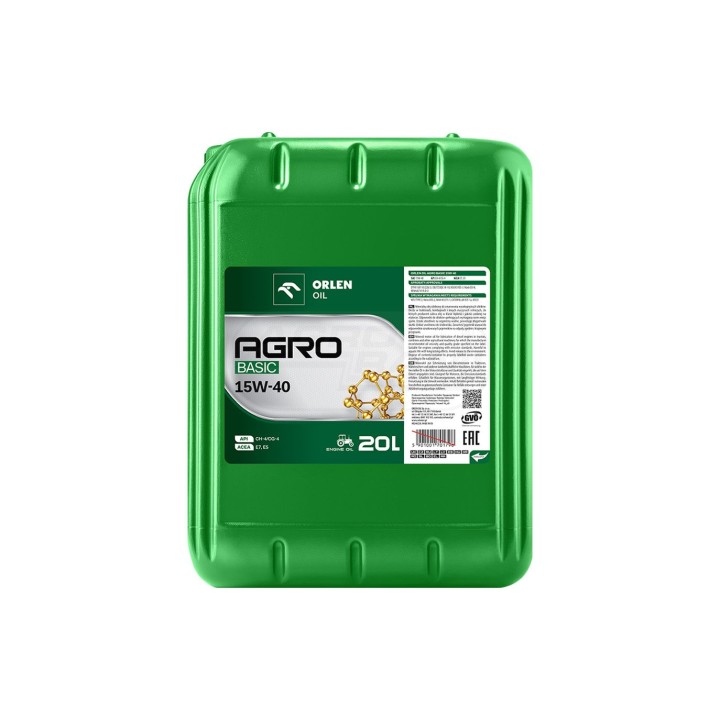 Olej AGRO BASIC 15W40 ORLEN OIL 20 L QFO863K20
