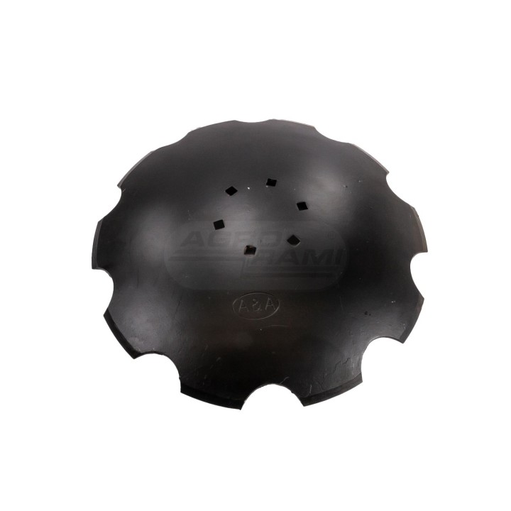 Talerz uzębiony 510X4, 6-otw. Fi13, fi piasty 122mm, Z10 bez wpustu na piastę 6919751061200, 9751/06-120/0 PRODUKT WŁOSKI