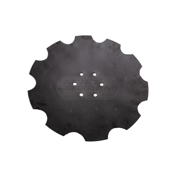 Talerz uzębiony 510X4, 6-otw. Fi13, fi piasty 122mm, Z10 bez wpustu na piastę 6919751061200, 9751/06-120/0 PRODUKT WŁOSKI