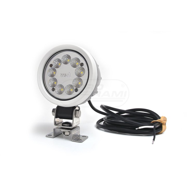 Lampa robocza W162 7000Lm 12V-70V światło rozproszone ze złączem Deutsch 1153/II WAŚ