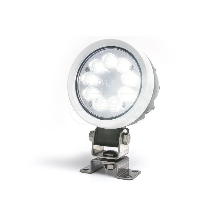 Lampa robocza okrągła W162 7000 (9 LED) światło rozproszone, z przewodem WAŚ 1153