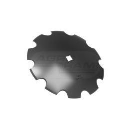 Talerz uzębiony Z-10 fi 610 mm grubość 6 mm ze stali borowej WARYŃSKI W-76104060/W Waryński
