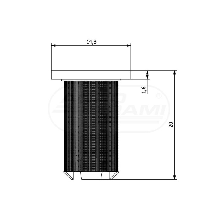 Sitko żółte MESH 80 PROLINE Agroplast 226600