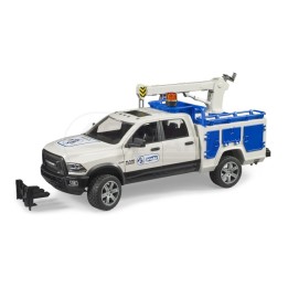 Auto Dodge RAM 2500 serwisowy z obrotowym świetlnym kogutem Bruder 02509 BR-02509 BRUDER