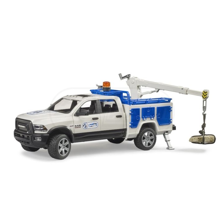 Auto Dodge RAM 2500 serwisowy z obrotowym świetlnym kogutem Bruder 02509 BR-02509 BRUDER