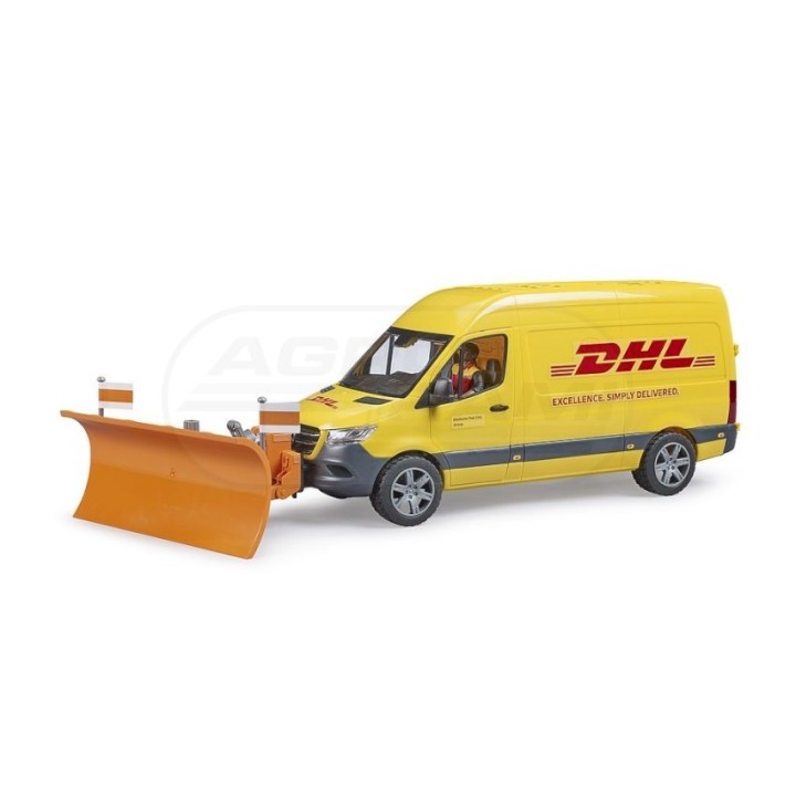 MB Sprinter DHL z figurką kuriera i z akcesoriami Bruder 02671 BR-02671 BRUDER