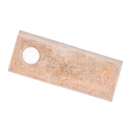 NOŻYK KOSIARKI LEWY 120X48X4 FI 18,5 mm ORYGINAŁ - paczka 25 szt 9935869901, VN9935869901 Kverneland