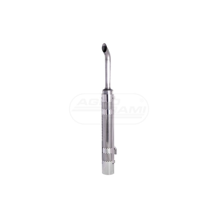 Tłumik końcowy rura wydechowa Case New Holland stal nierdzewna montaż fi 90 mm 82027824, 82027823 82027824 P, 82027821, 82027823