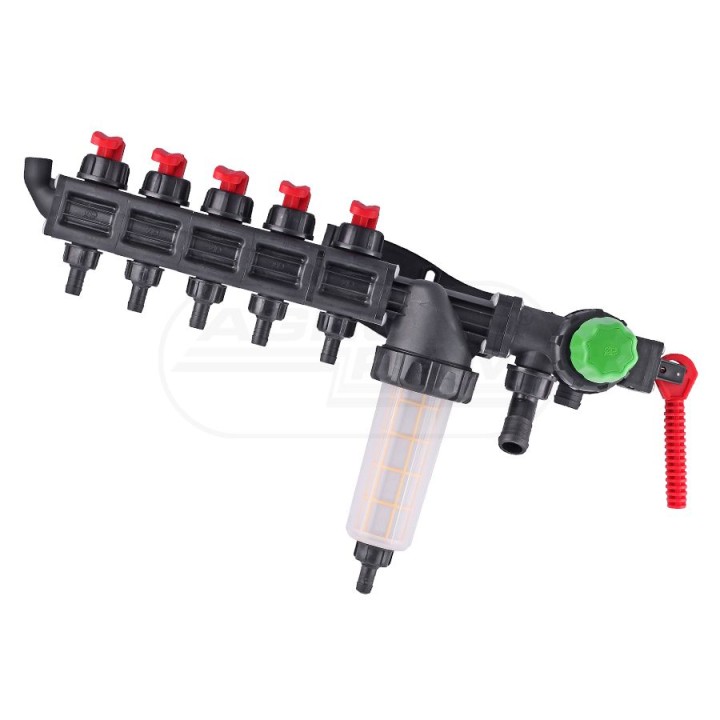 Rozdzielacz hydrauliczny 5-sekcyjny HD 228123 Agroplast