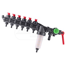 Rozdzielacz hydrauliczny 6-sekcyjny HD 228130 Agroplast