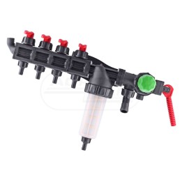 Rozdzielacz hydrauliczny 4-sekcyjny HD 228116 Agroplast