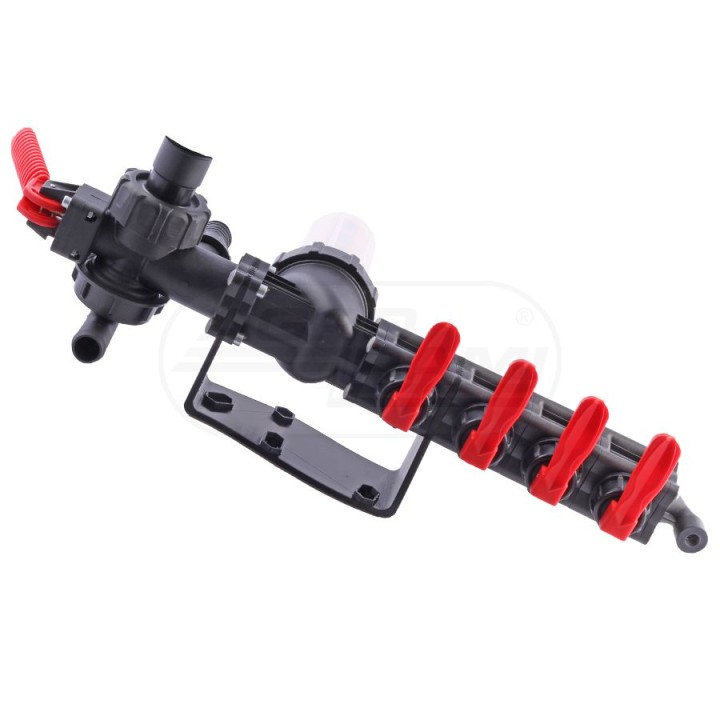 Rozdzielacz hydrauliczny 4-sekcyjny HD 228116 Agroplast