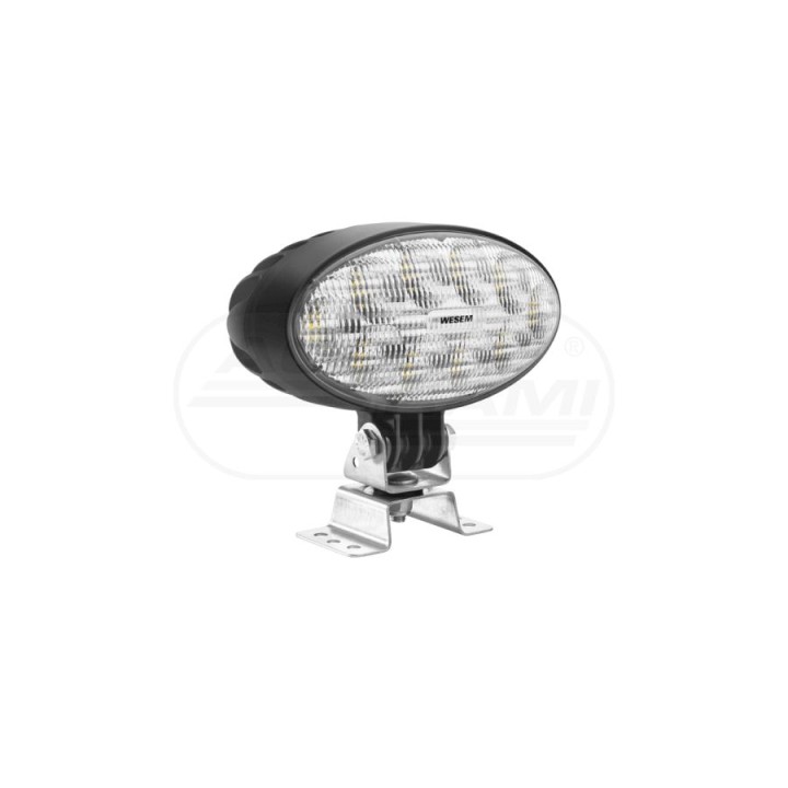 Lampa robocza owalna  LED 60° 4000lm 12/24V+przew.0.5m CRV1F.53201 WESEM