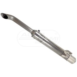 Tłumik rura wydechowa stal nierdzewna komplet montaż fi 90 mm 87356795 POWER SILENCER