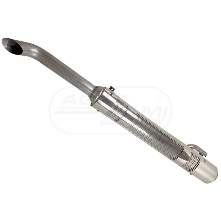 Tłumik rura wydechowa stal nierdzewna komplet montaż fi 90 mm 87356795 POWER SILENCER