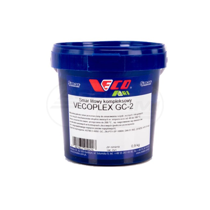 Smar VECO odporny na wys.temp. VECOPLEX AGRI GC-2 0,9 KG.