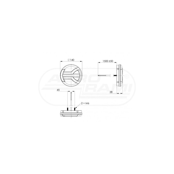 Lampa zespolona LZD 2342 HORPOL