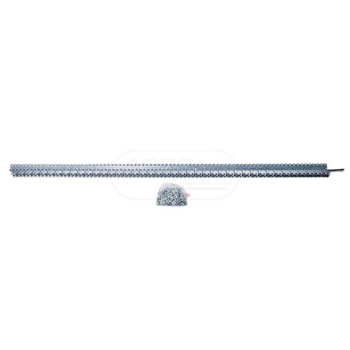 Spinka pasa MS25 stal galwanizowana 1metr, min śr.rolki 75mm, max wytrz. 450N/mm,grubość pasa 3.5-7.5mmm MS25, AGV, 1metr, min ś