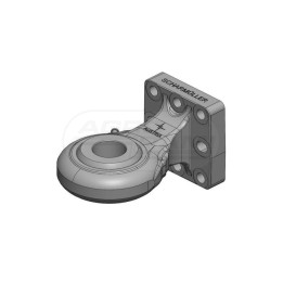 Zaczep oczkowy z łożyskiem kat. 3 , fi-51mm ( Flanszowe ) 110x100mm. M16 00.652.171.1-A02 , Scharmueller SCHARMUELLER