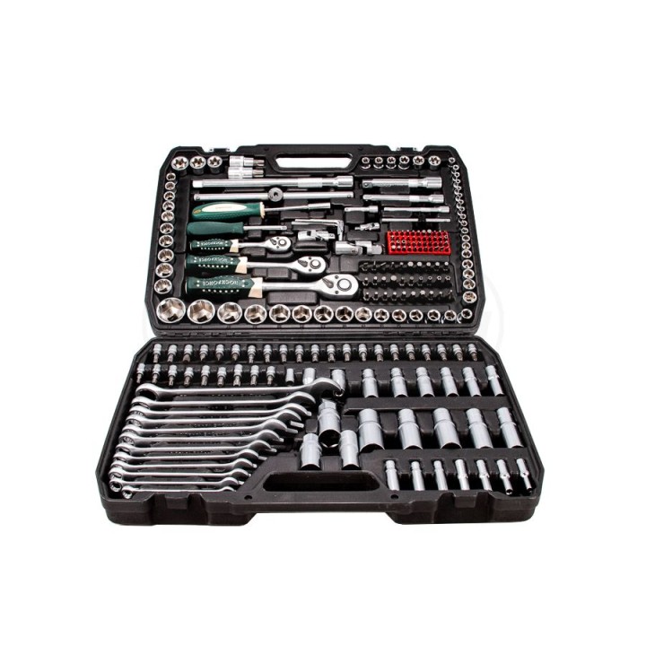 Zestaw narzędziowy 216 elementowy YATO 1/4", 3/8" i 1/2" YT38841