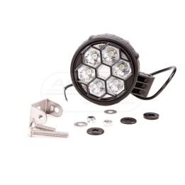 Lampa robocza LEDF FI-117-4° 2000lm światło skupione CRC3D.50200 , 12/24+KRATKA.PRZEW.0,5M WESEM